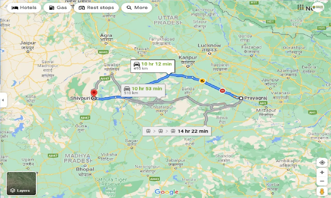 allahabad-to-shivpuri-taxi