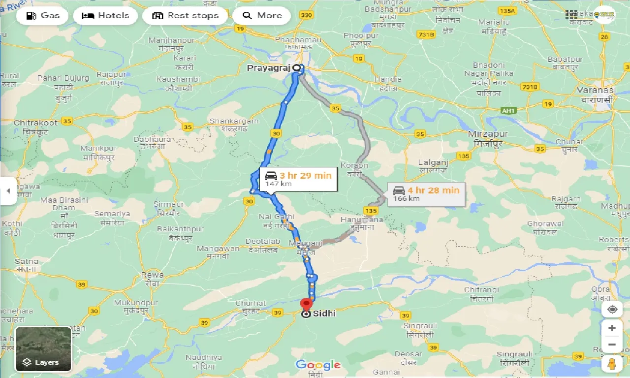 allahabad-to-sidhi-taxi