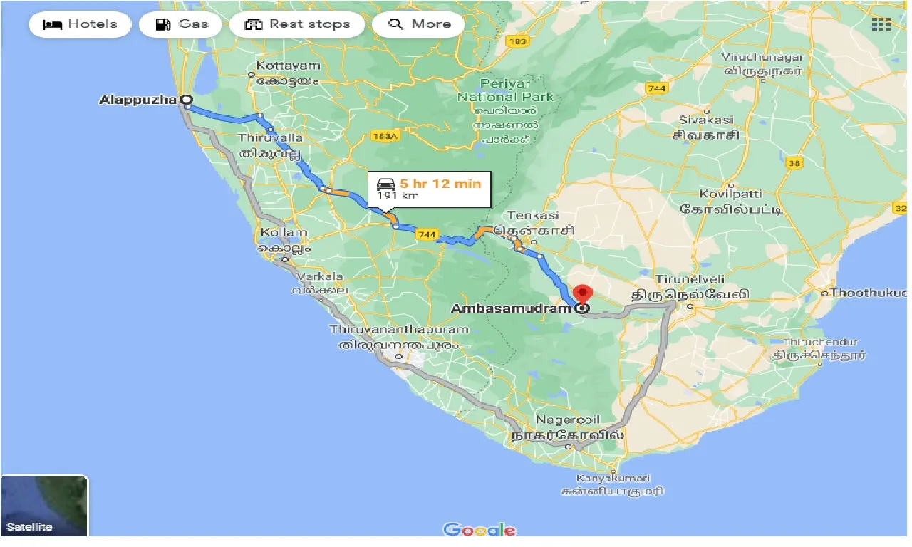 alleppe-to-ambasamudram-one-way