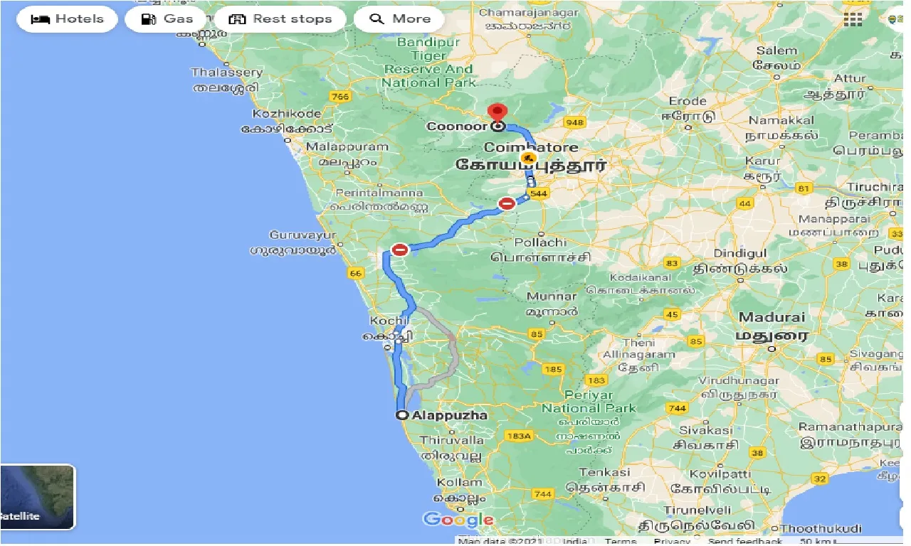 alleppe-to-coonoor-taxi