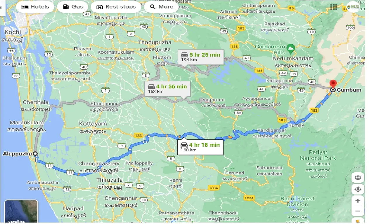 alleppe-to-cumbum-one-way