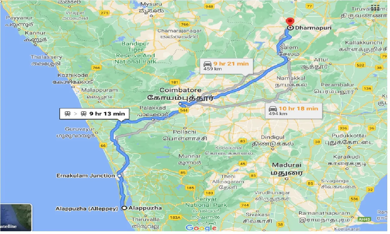 alleppe-to-dharmapuri-one-way