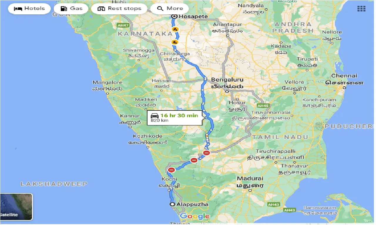 alleppe-to-hosapete-one-way