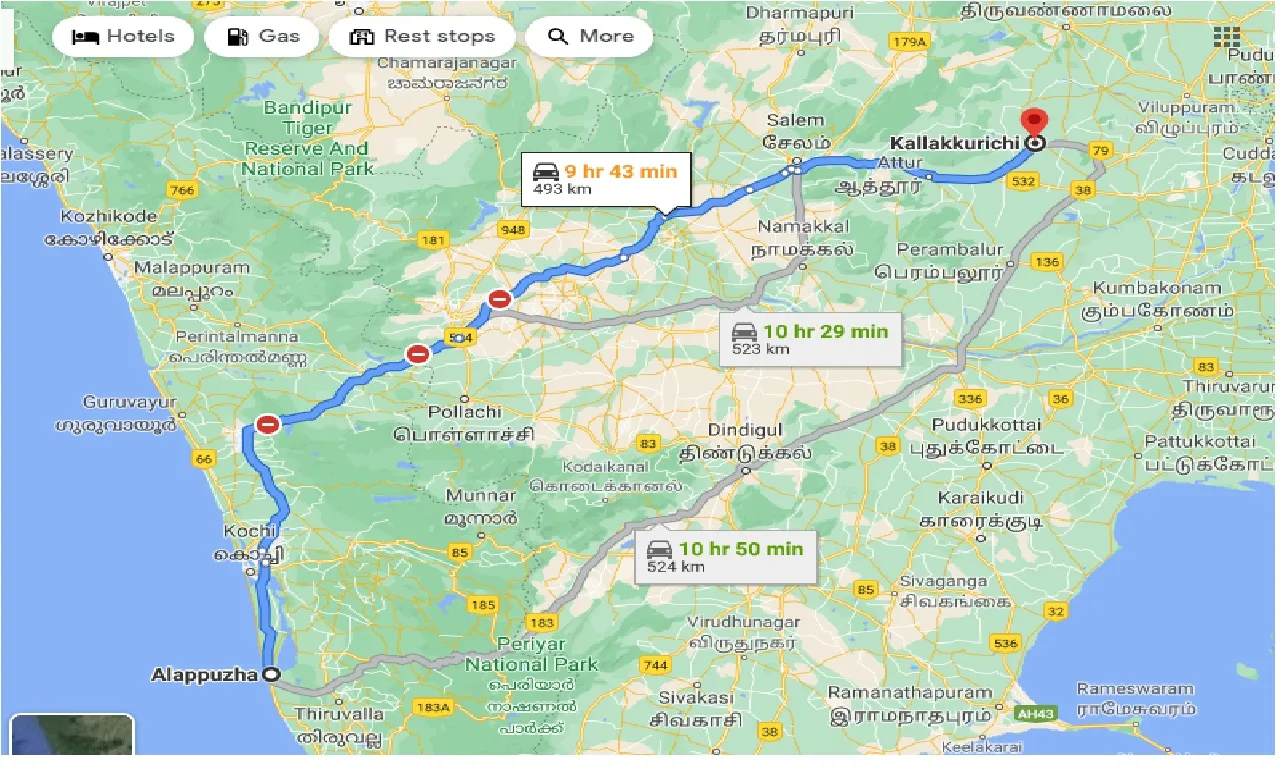 alleppe-to-kallakkurichi-one-way