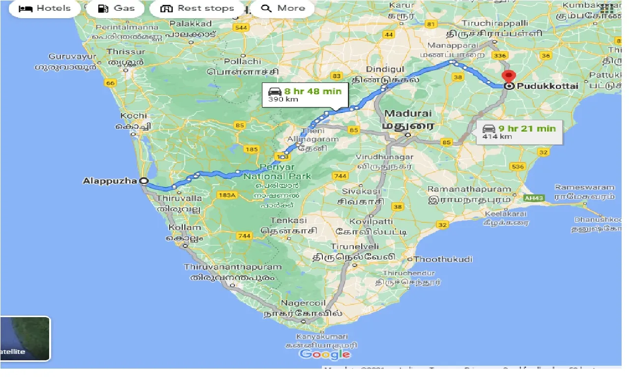 alleppe-to-pudukkottai-taxi