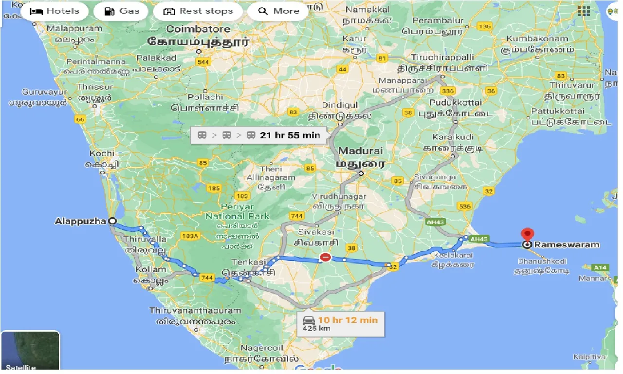 alleppe-to-rameswaram-taxi