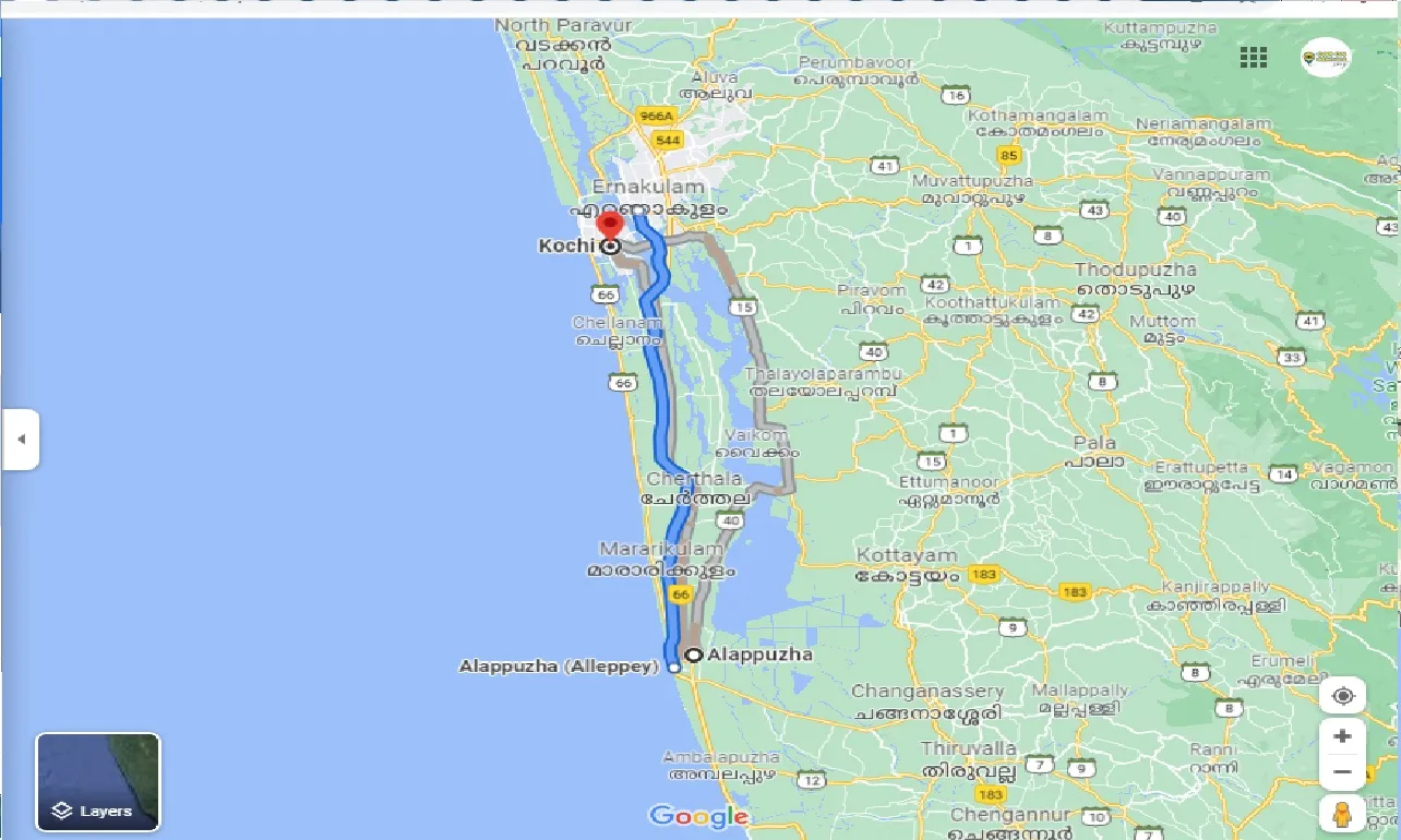 alleppey-to-kochi-round-trip