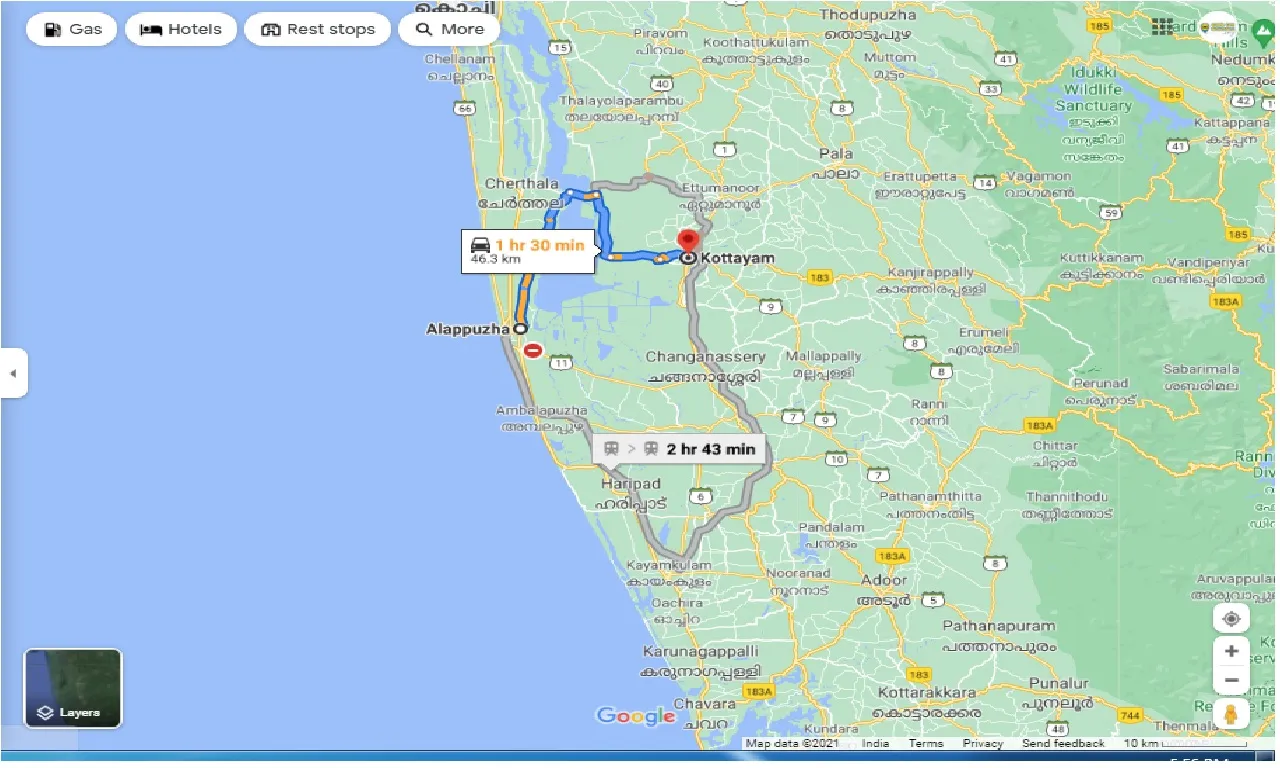 alleppey-to-kottayam-one-way