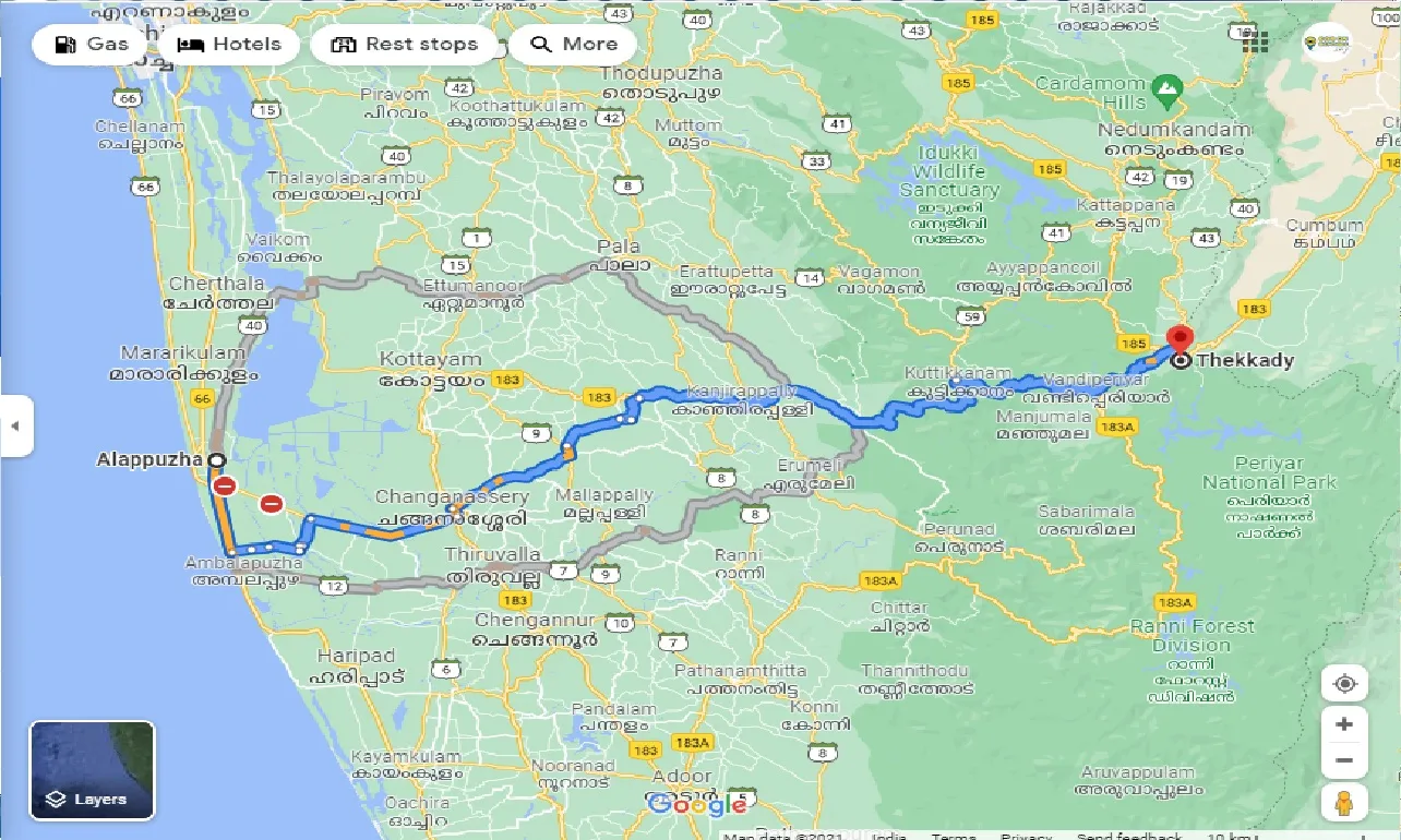 alleppey-to-thekkady-round-trip