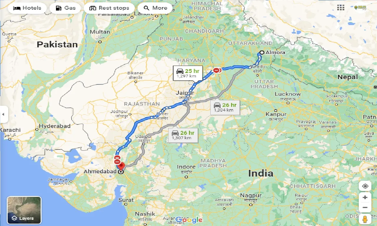 almora-to-ahmedabad-one-way