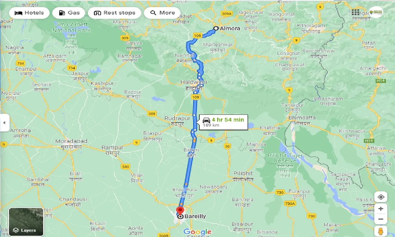 almora-to-bareilly-taxi