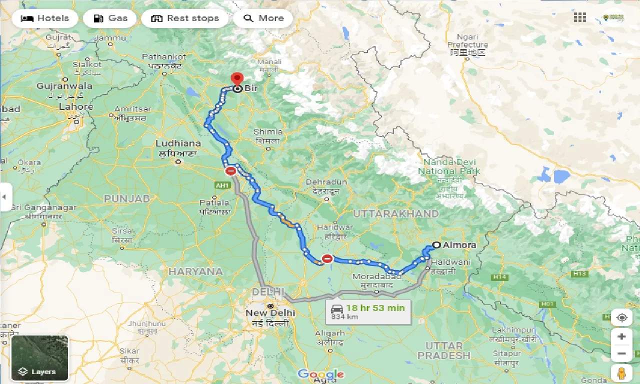 almora-to-bir-one-way