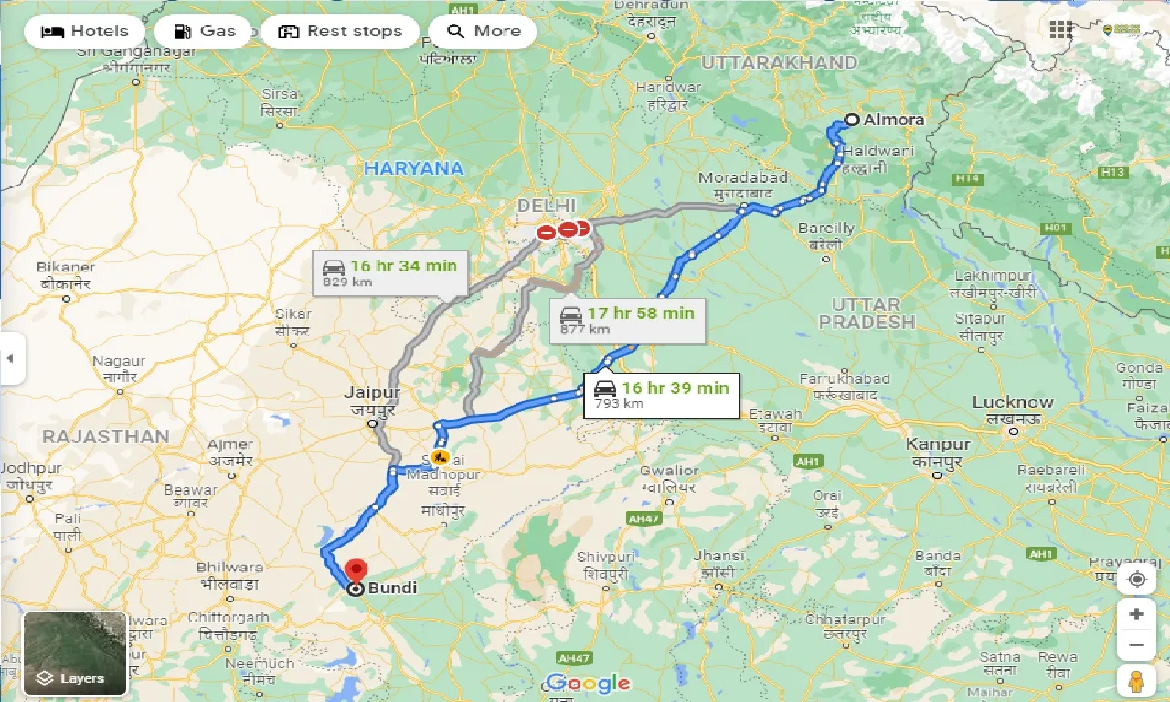 almora-to-bundi-one-way