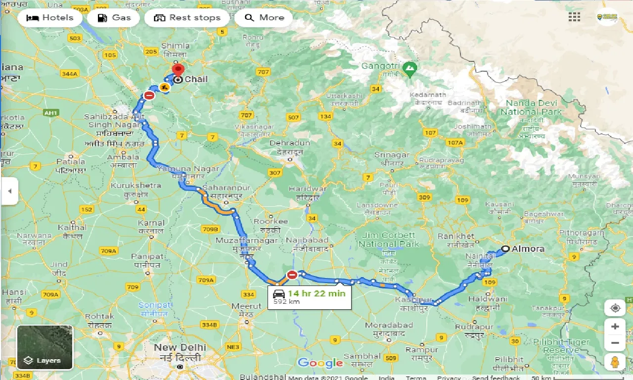 almora-to-chail-taxi