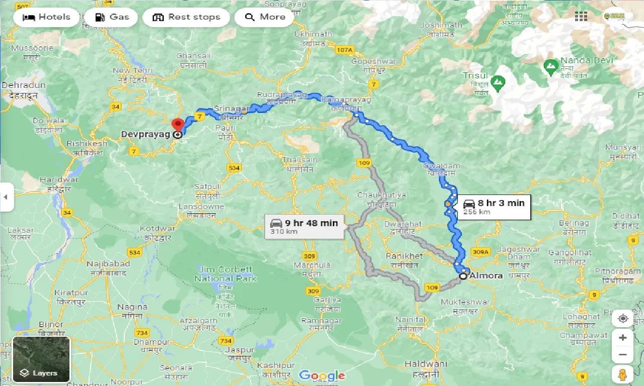 almora-to-devprayag-taxi