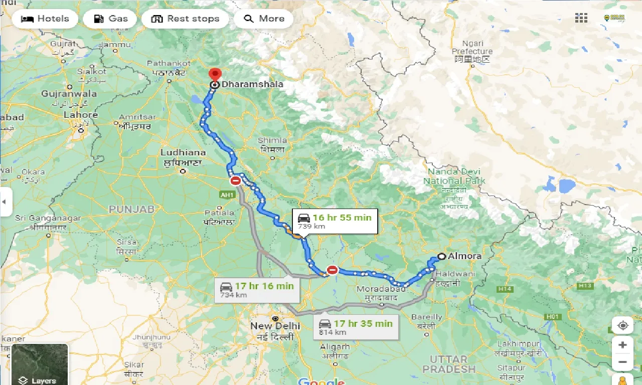 almora-to-dharamsala-one-way