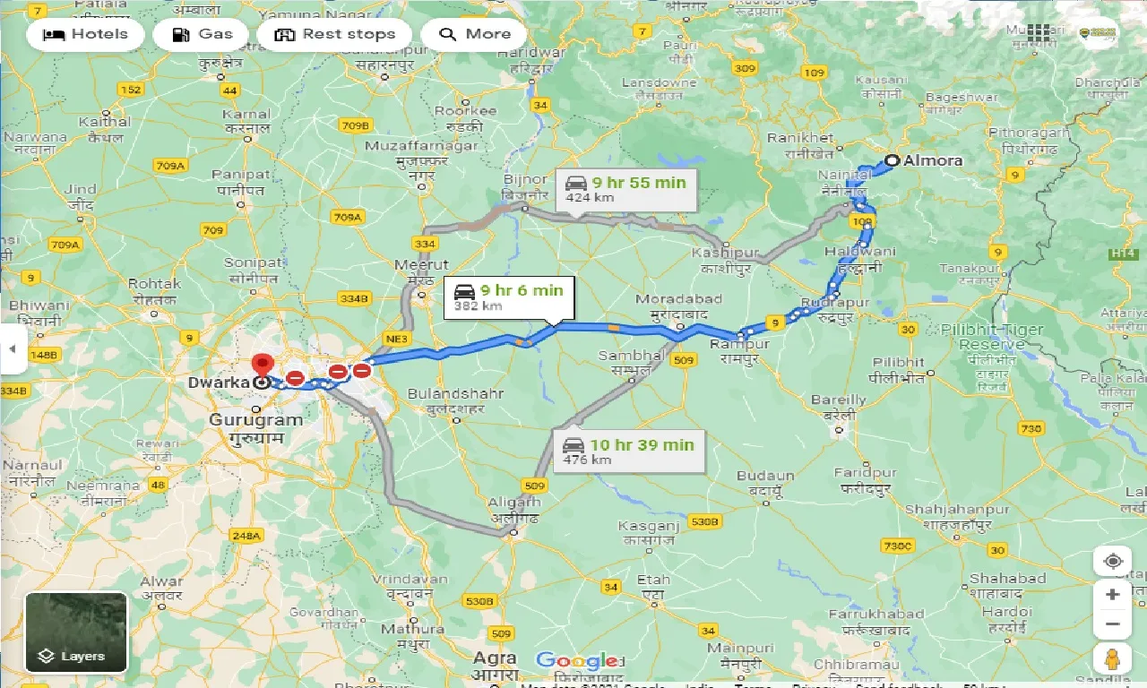 almora-to-dwarka-delhi-one-way