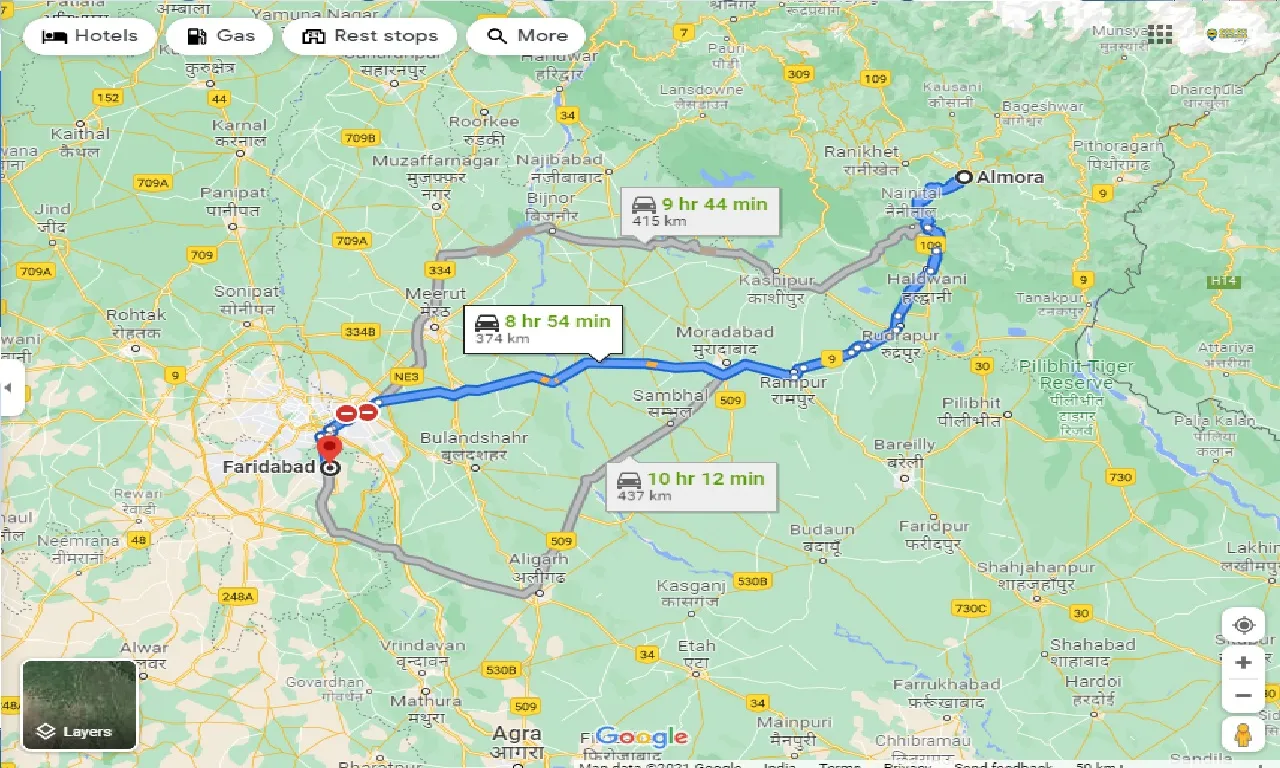 almora-to-faridabad-one-way