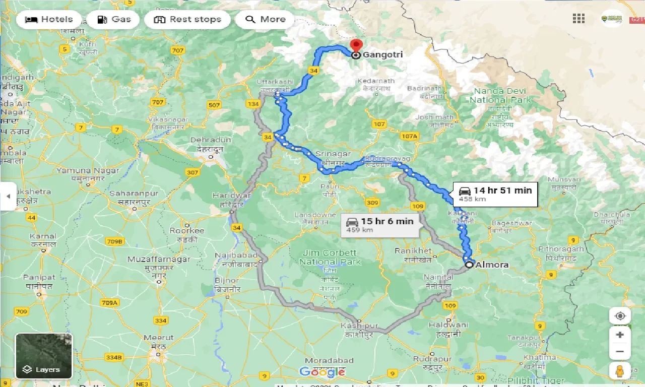 almora-to-gangotri-one-way