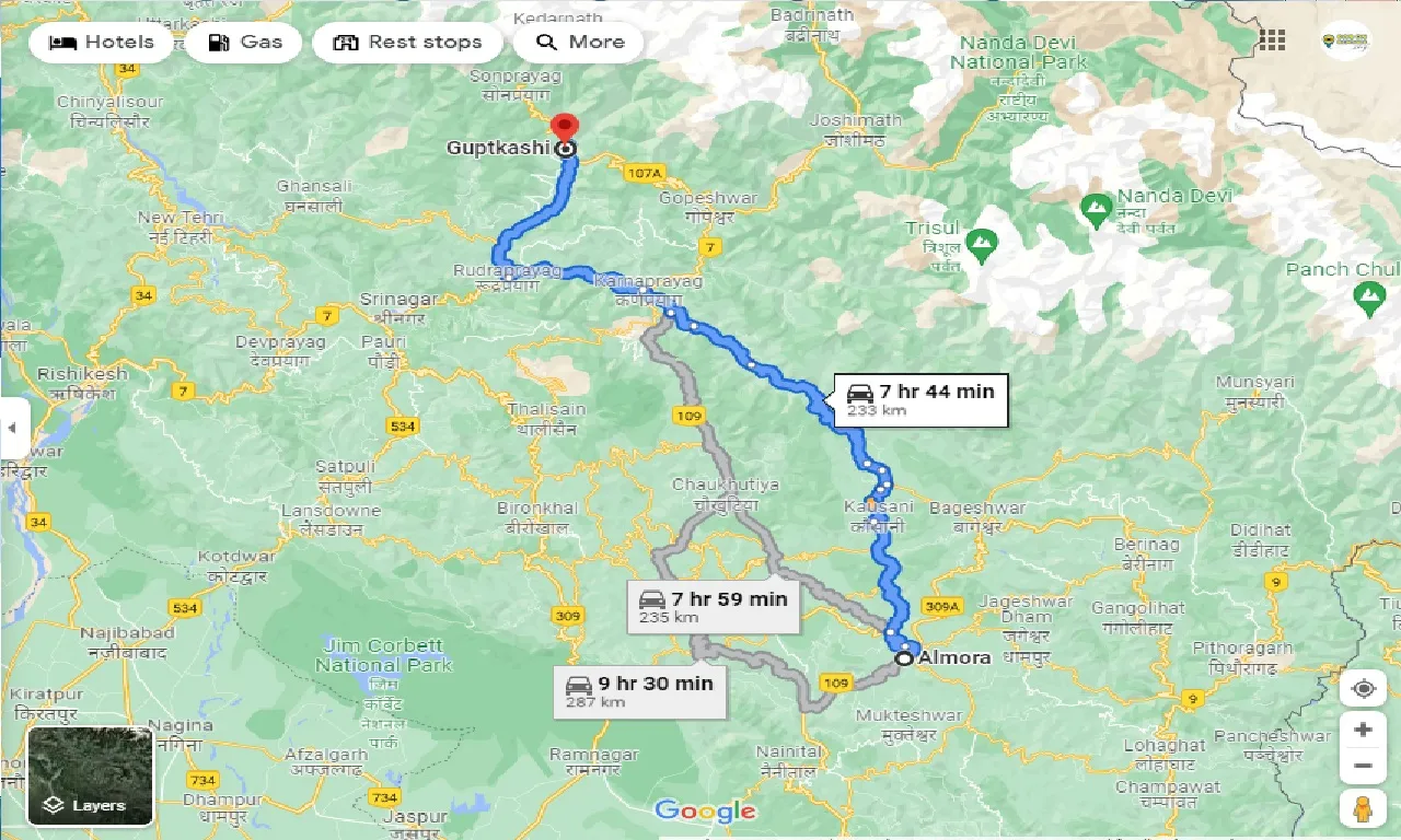 almora-to-guptkashi-one-way