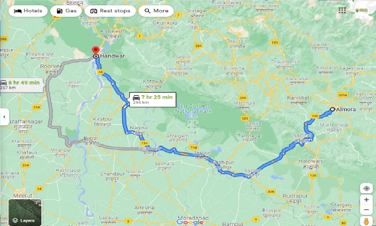 almora-to-haridwar-one-way