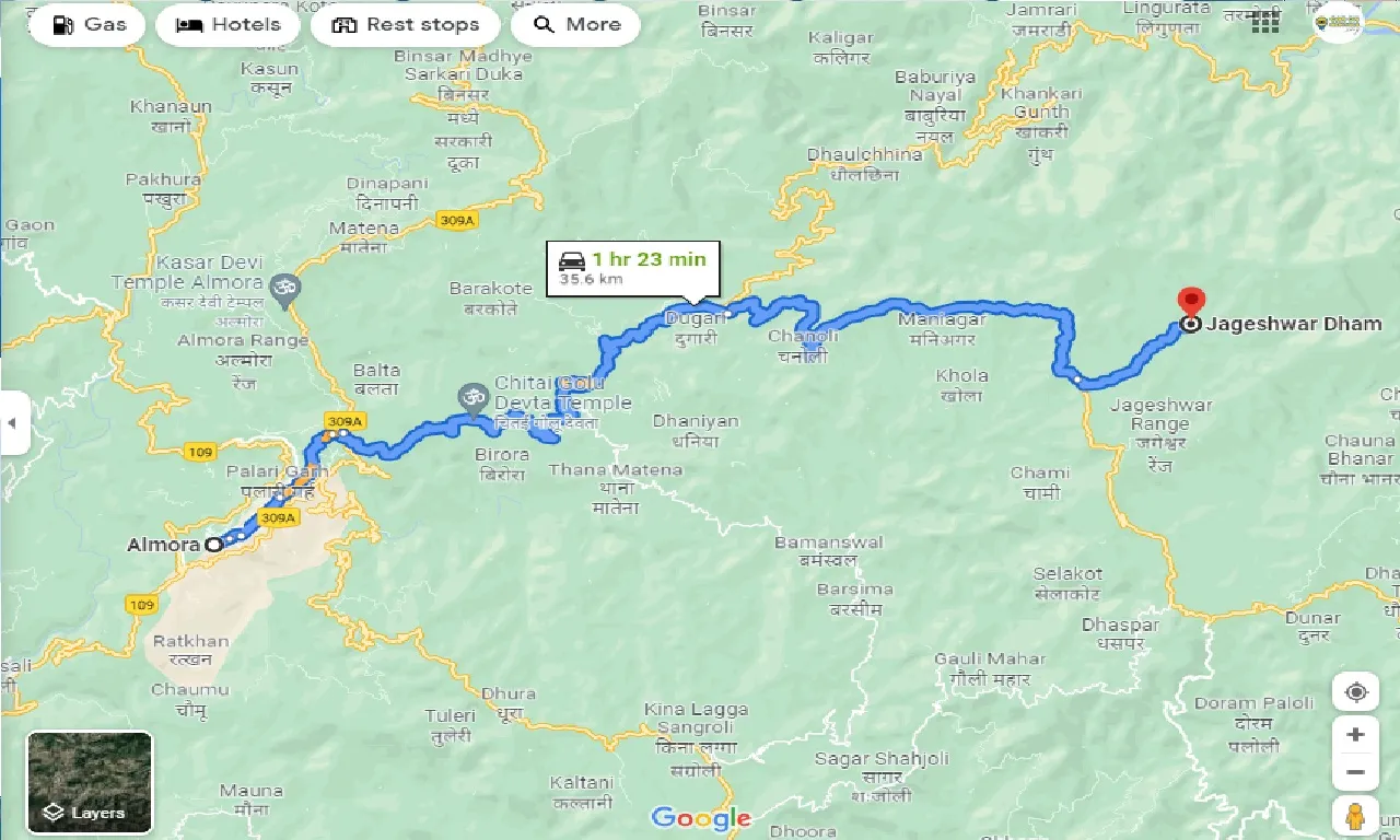 almora-to-jageshwar-dham-one-way