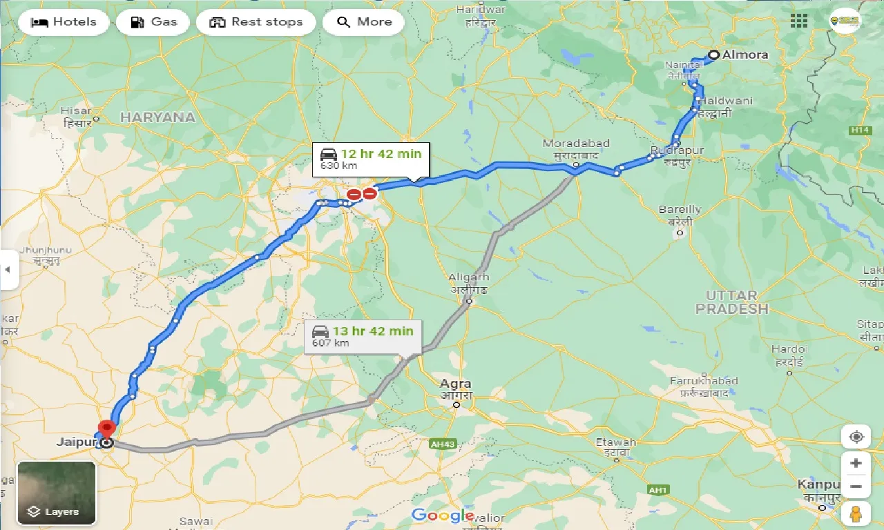 almora-to-jaipur-one-way