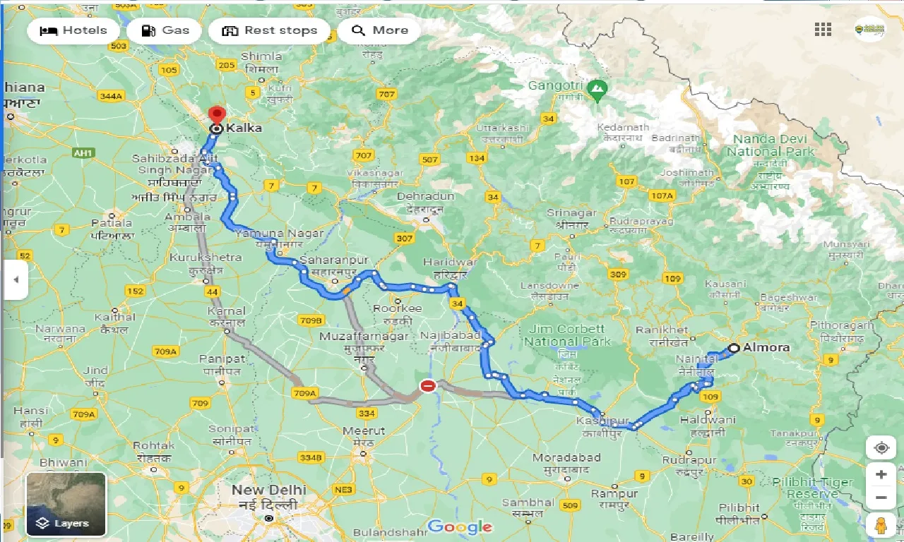 almora-to-kalka-one-way