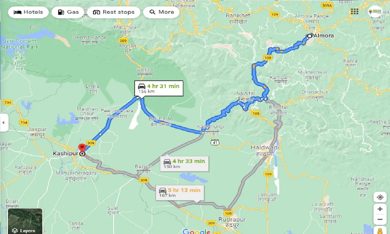 almora-to-kashipur-taxi