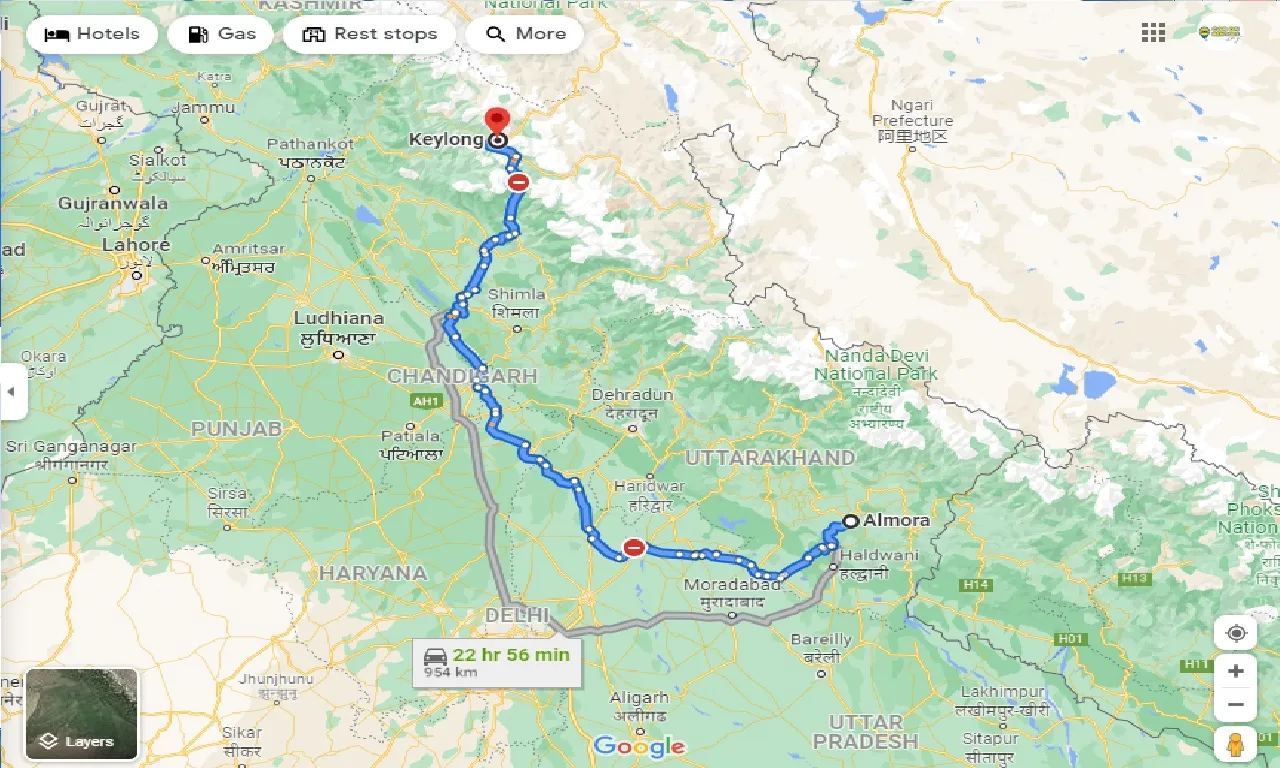 almora-to-keylong-one-way