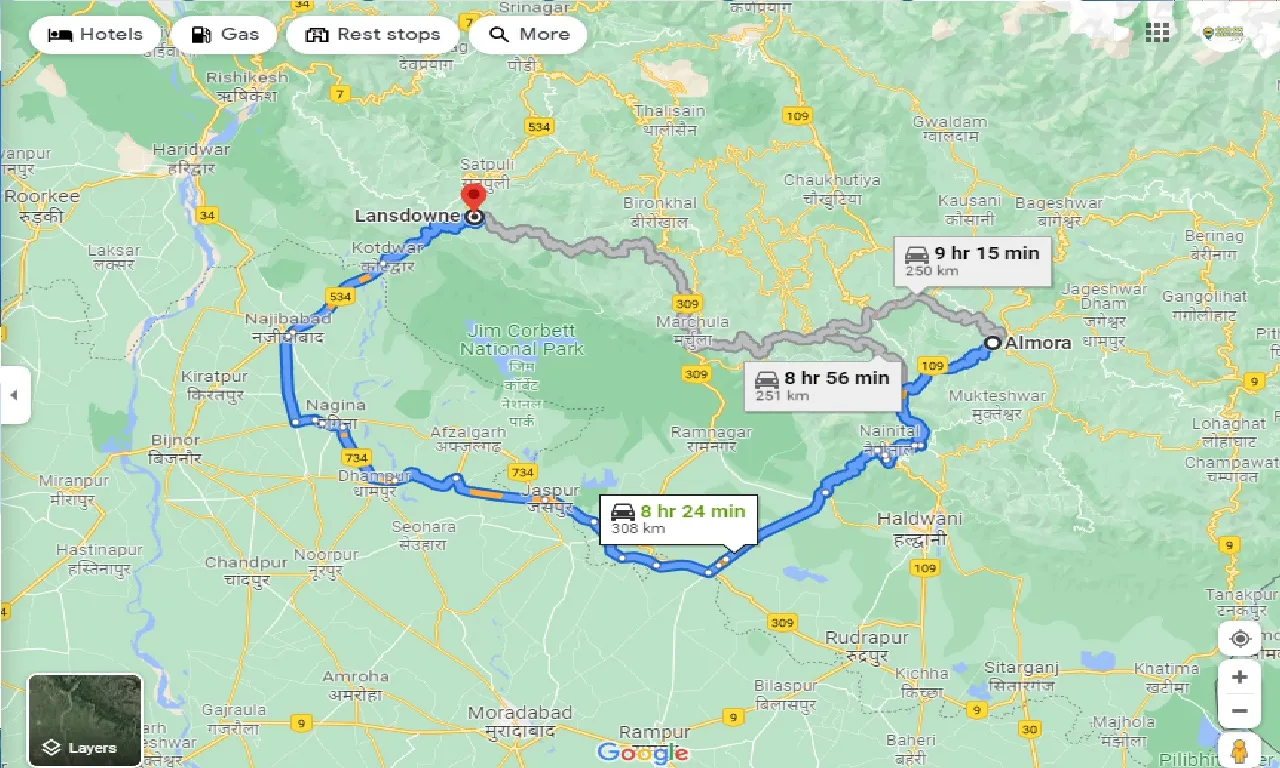 almora-to-lansdowne-one-way