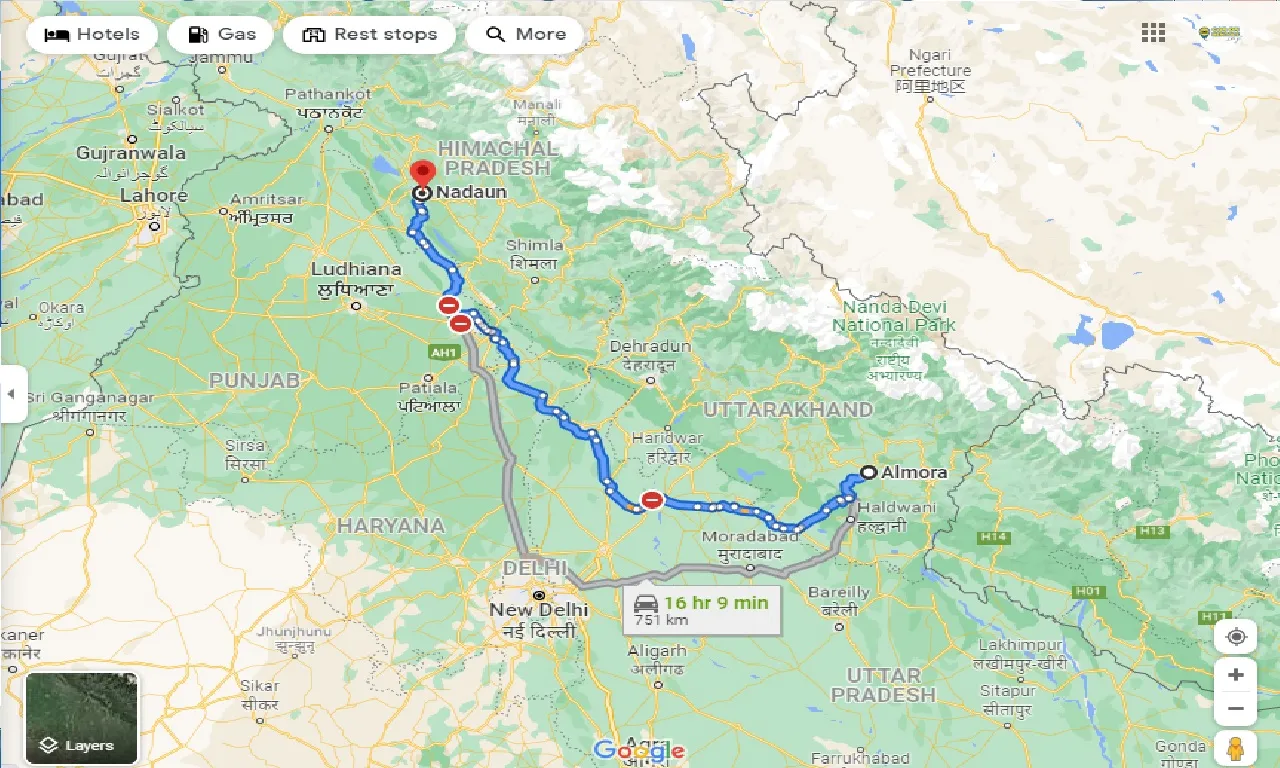 almora-to-nadaun-taxi