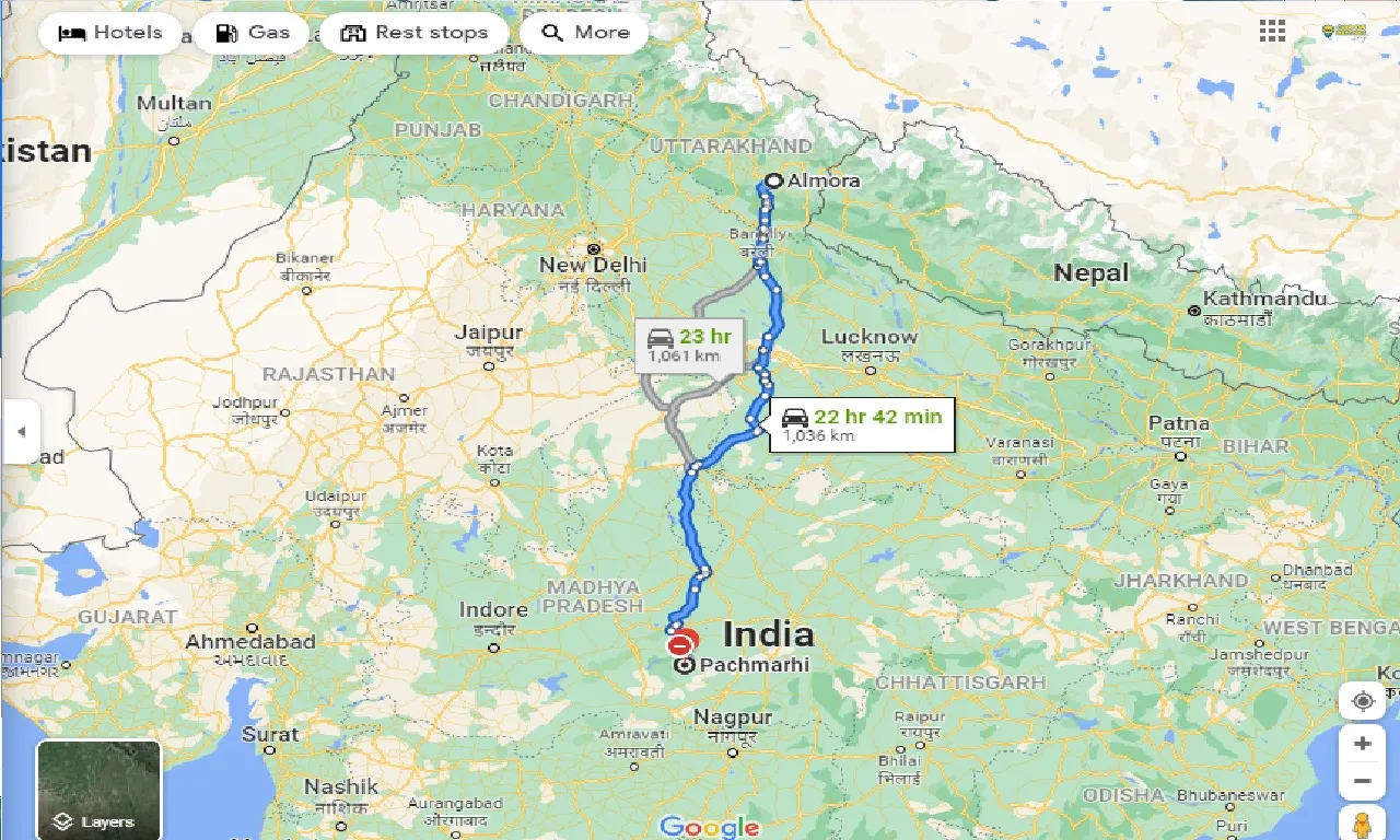 almora-to-pachmarhi-taxi