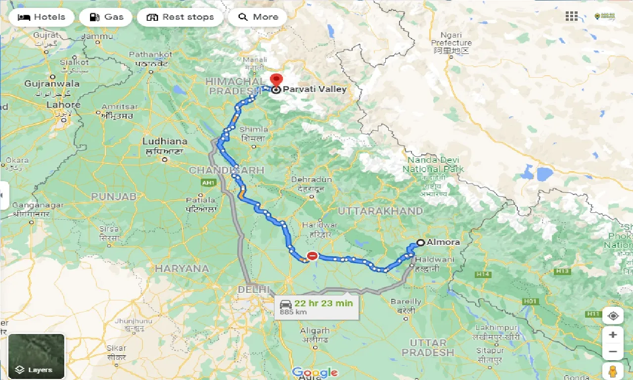 almora-to-parvati-valley-one-way