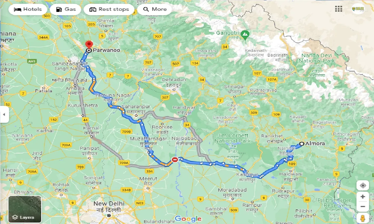 almora-to-parwanu-one-way