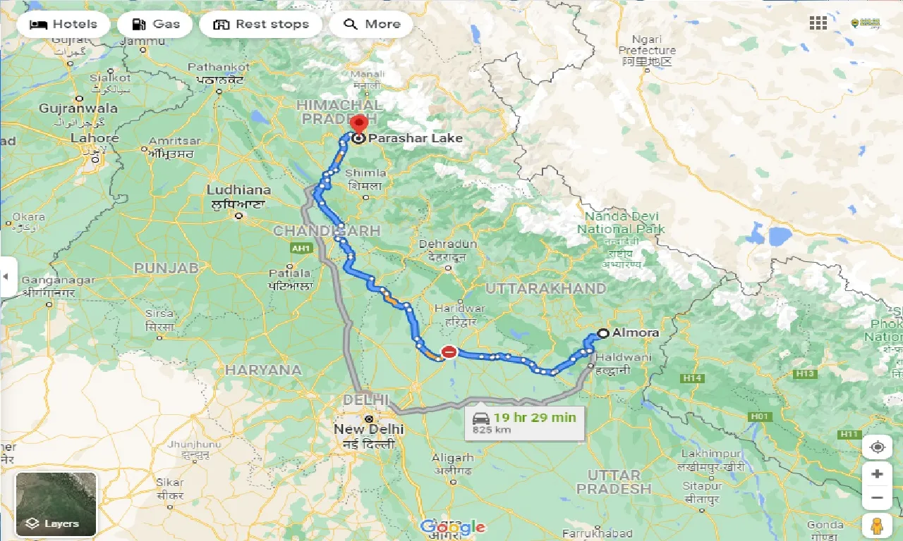 almora-to-prashar-lake-one-way