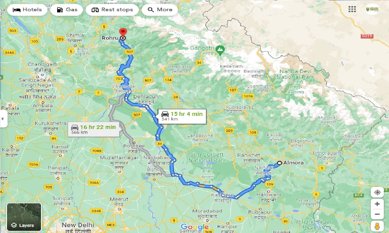 almora-to-rohru-one-way