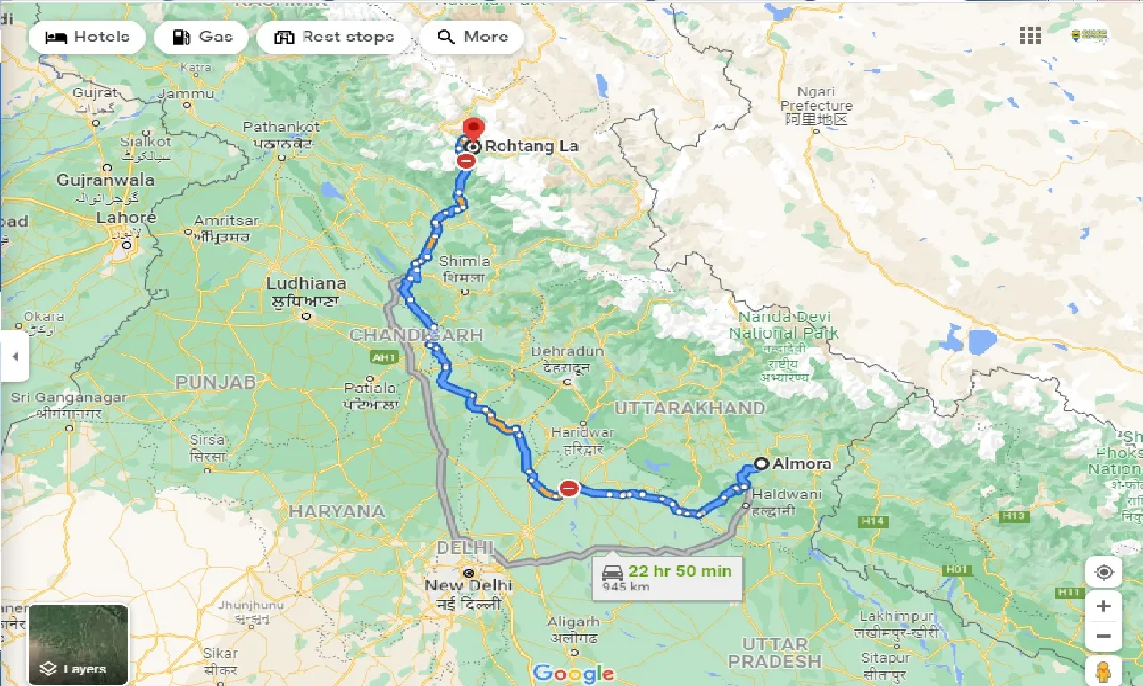 almora-to-rohtang-la-one-way