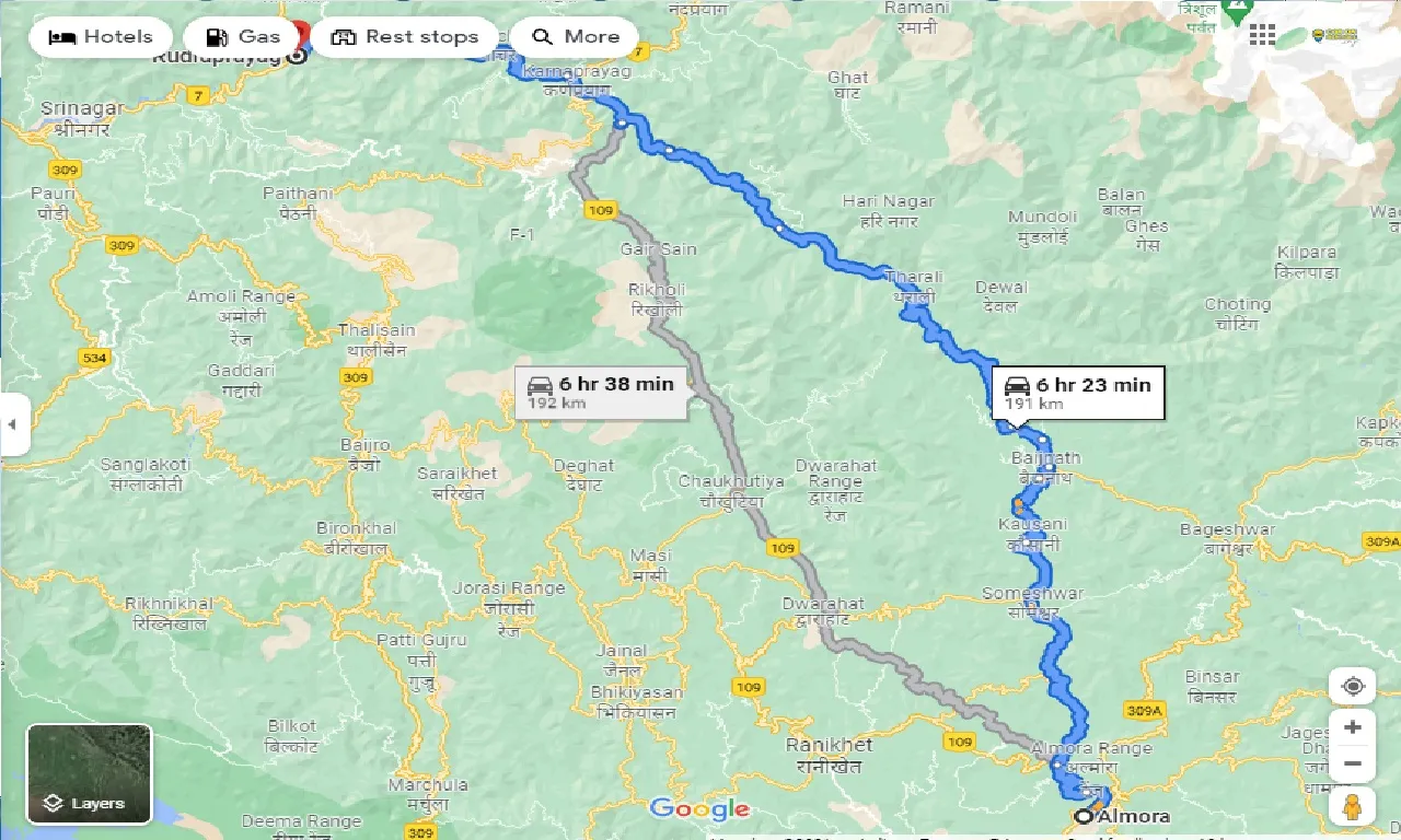 almora-to-rudraprayag-taxi