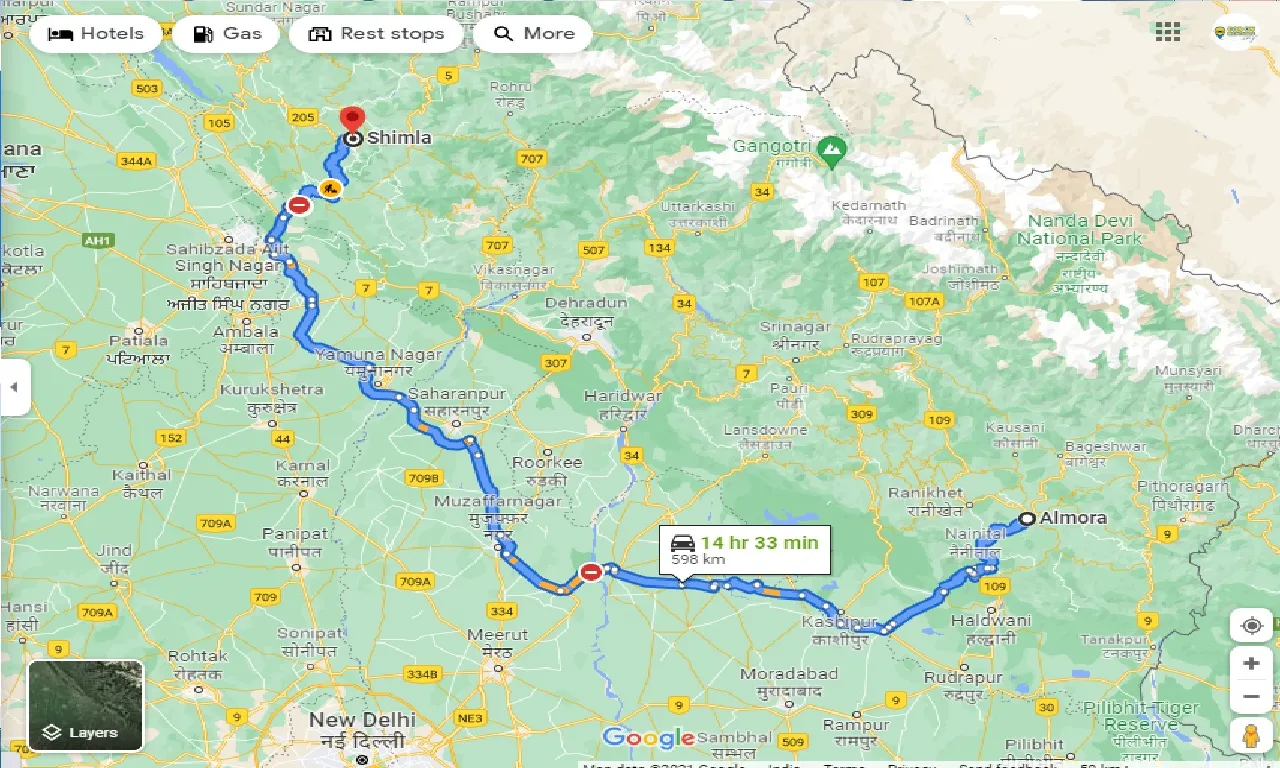 almora-to-shimla-one-way