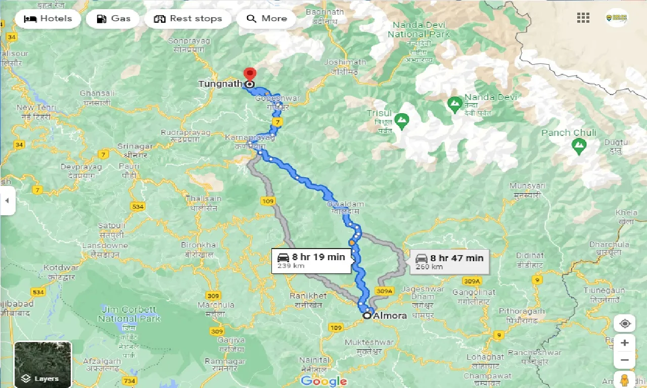 almora-to-tungnath-one-way