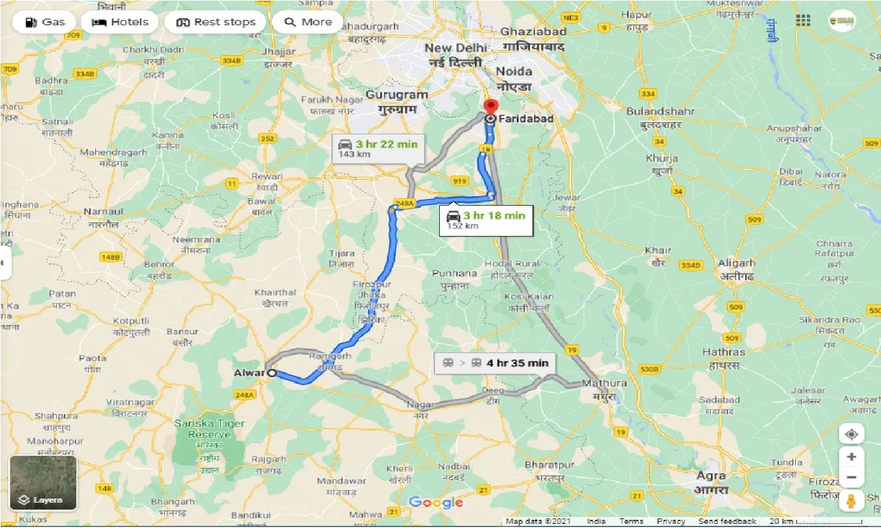 alwar-to-faridabad-one-way