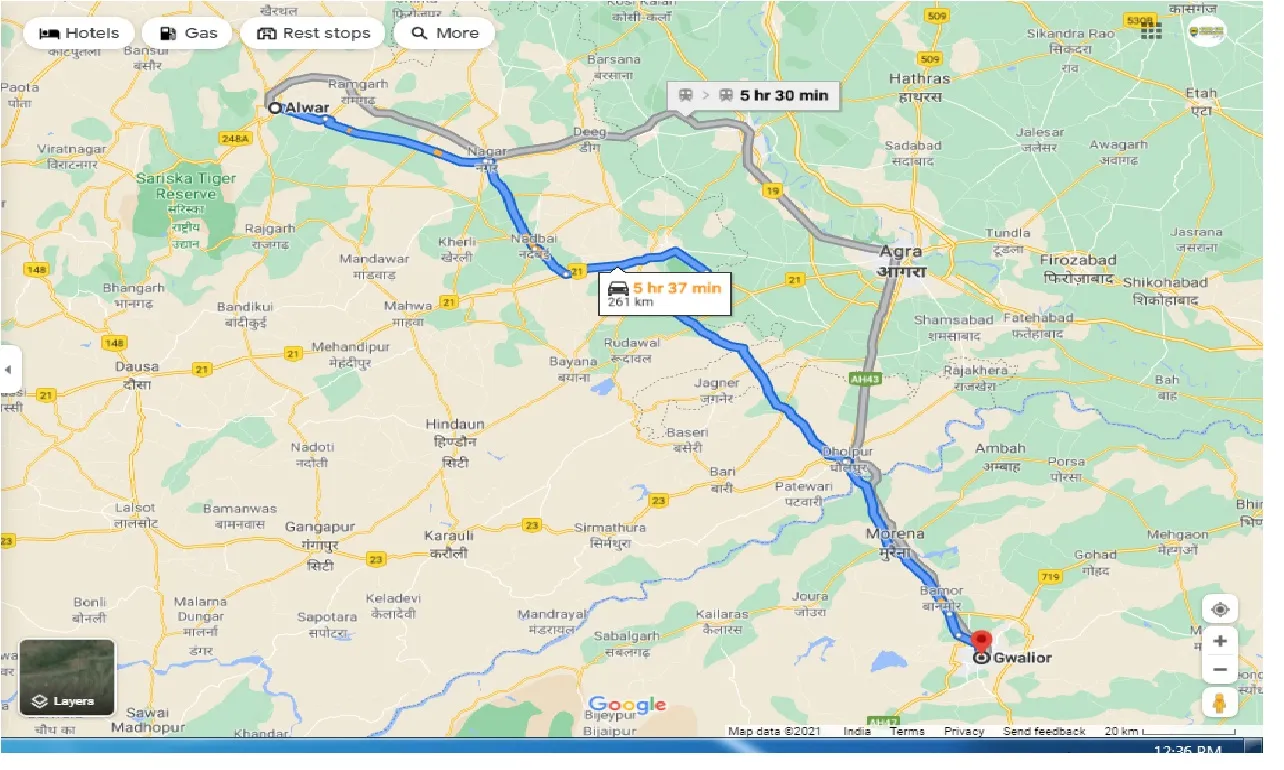 alwar-to-gwalior-one-way