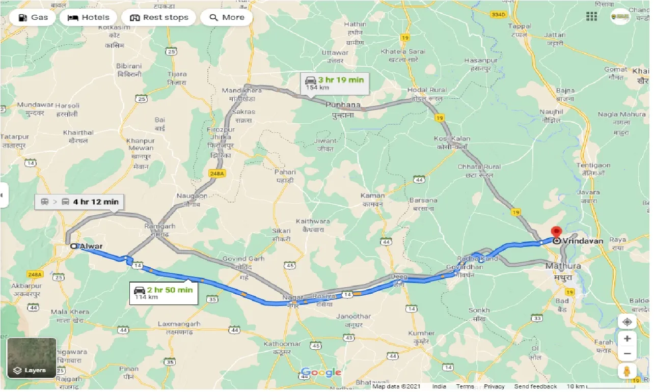 alwar-to-vrindavan-one-way