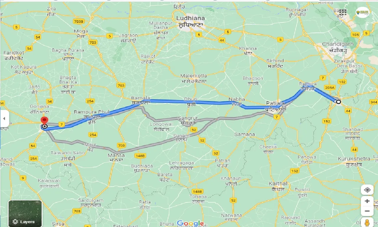 ambala-to-bathinda-one-way