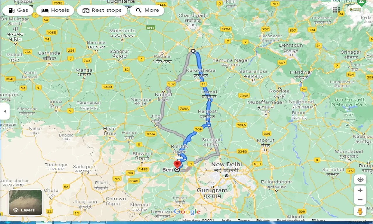 ambala-to-beri-one-way