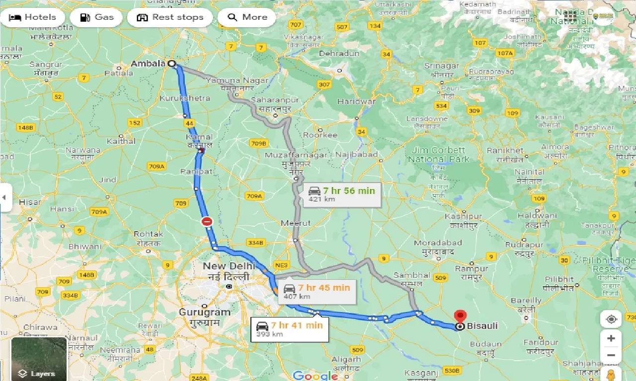 ambala-to-bisauli-one-way