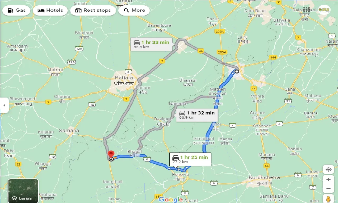 ambala-to-cheeka-one-way