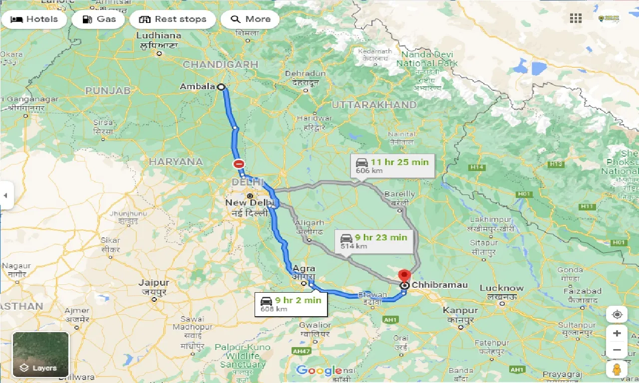 ambala-to-chhibramau-one-way