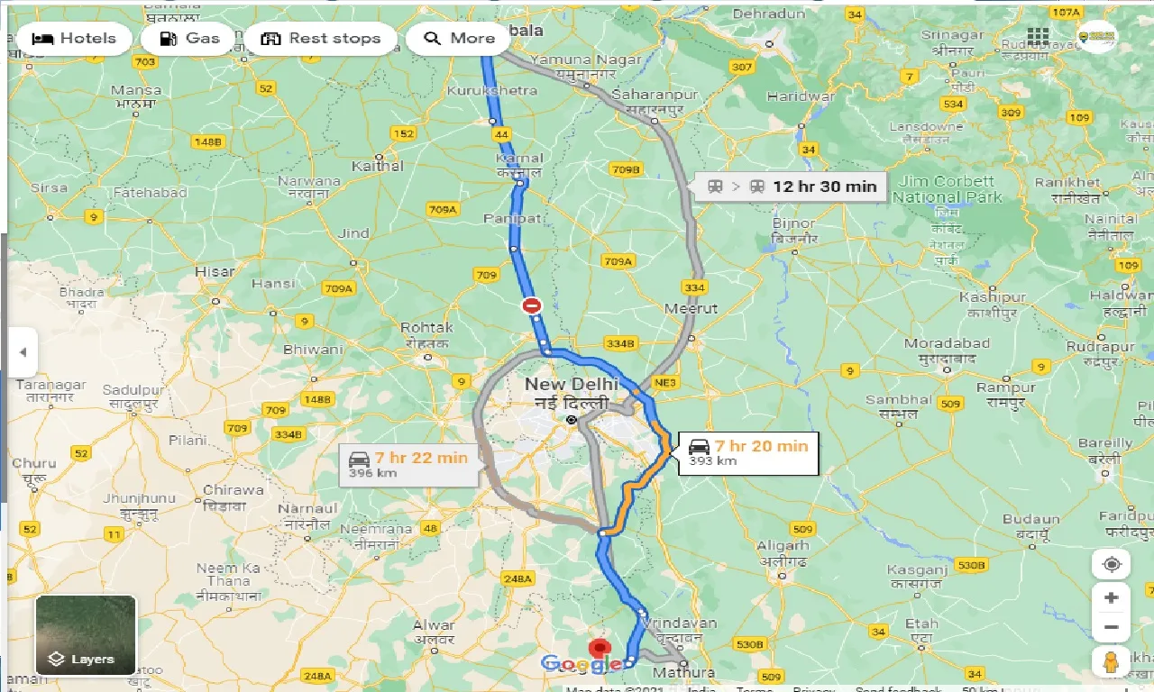ambala-to-deeg-one-way